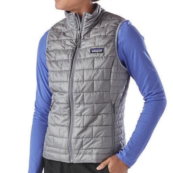 Patagonia Gray Nano Puff Vest - Picture 1 of 6